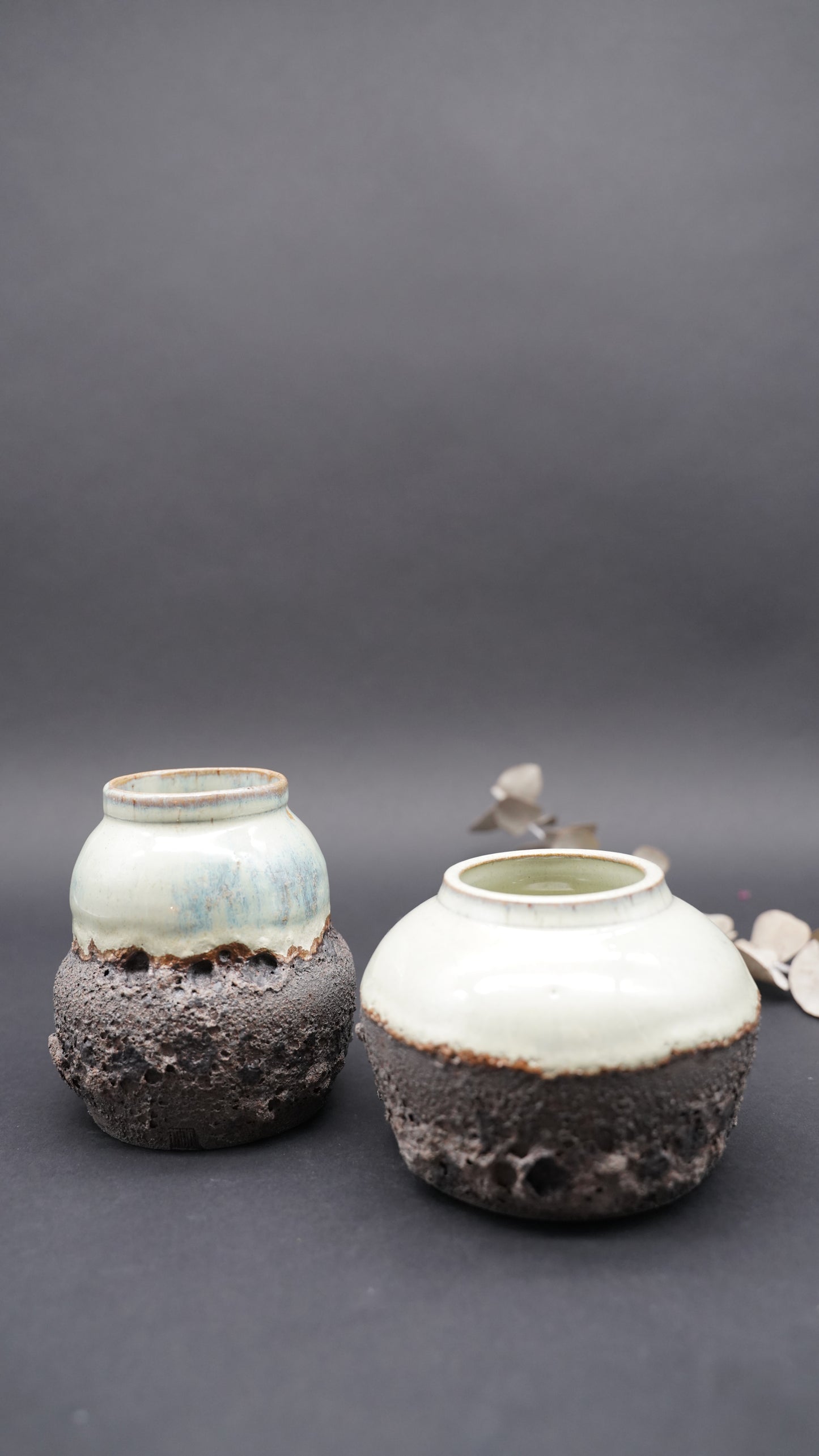 Vase, Kugel/ rund