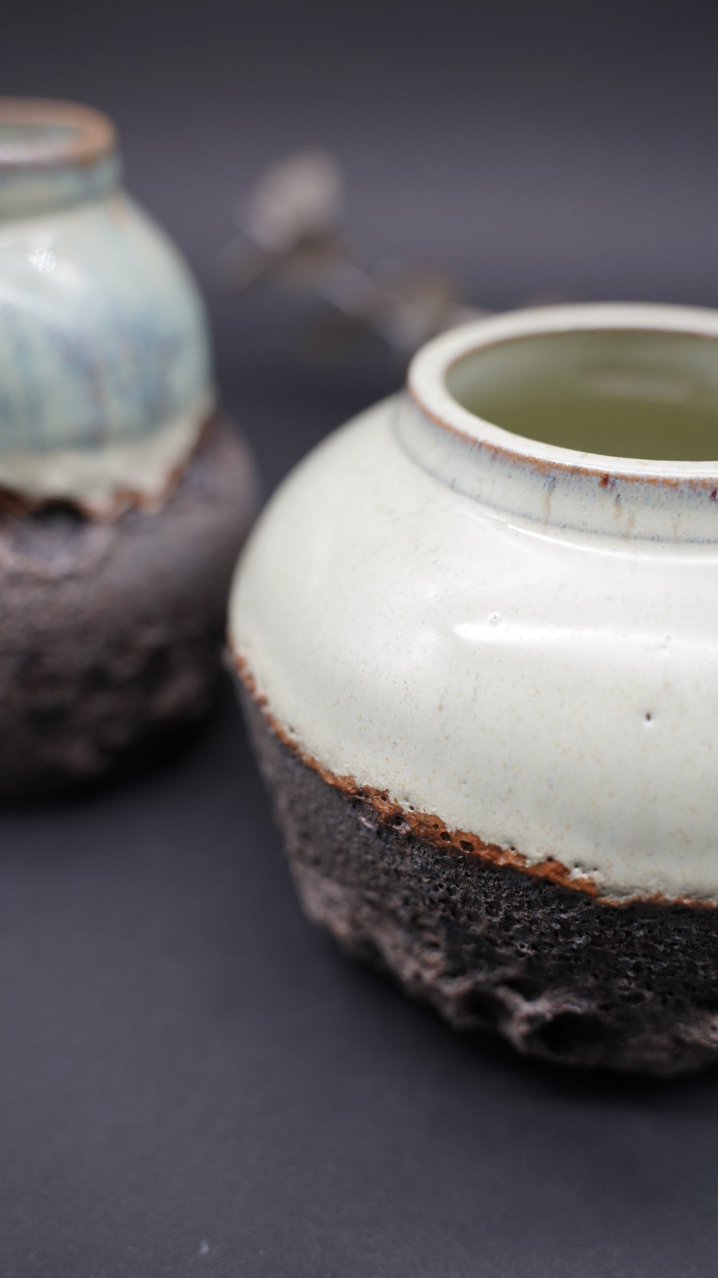 Vase, Kugel/ rund
