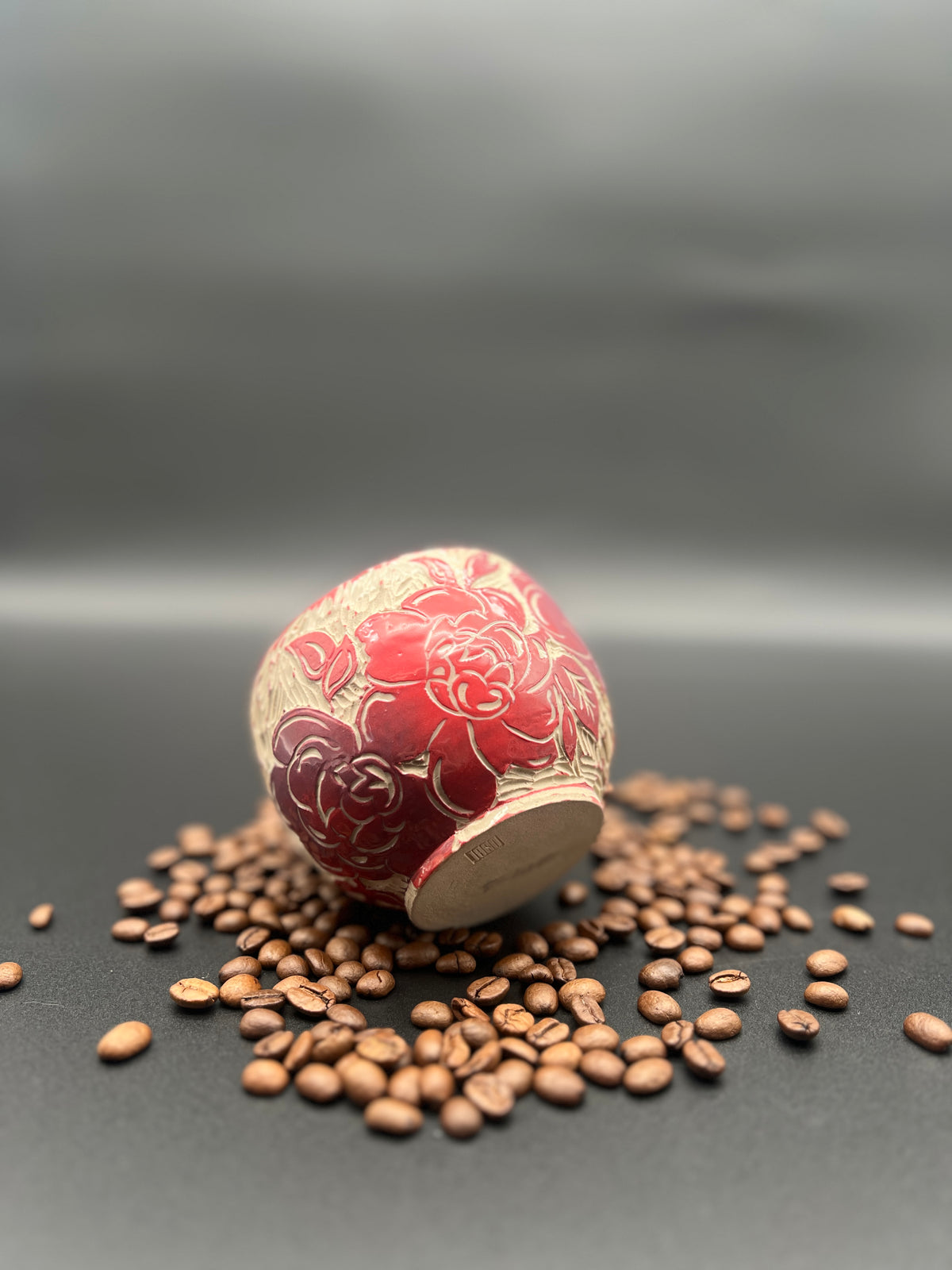 Pfingstrosenbecher Sgraffito