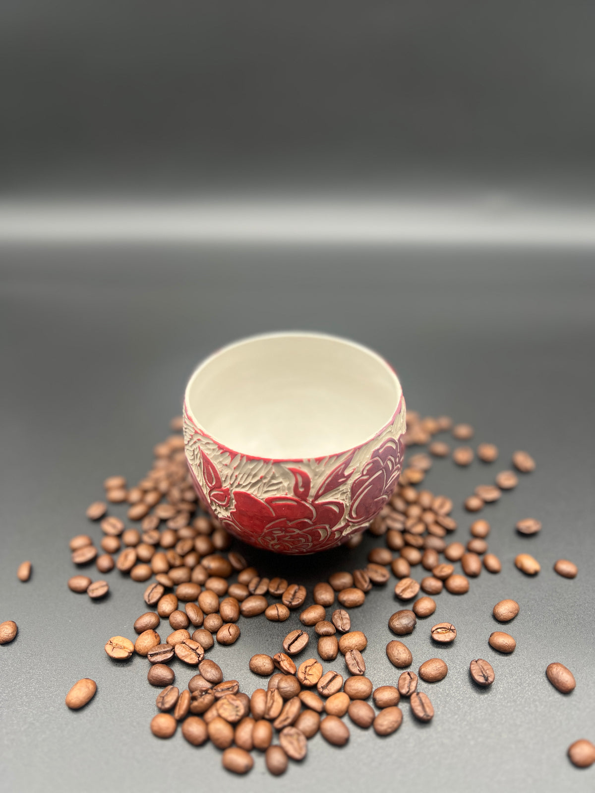 Pfingstrosenbecher Sgraffito